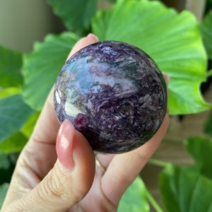 Shop Charoite Stones & Crystals! Charoite sphere, charoite, fossil, minerals | Natural genuine stones & crystals in various shapes & sizes. Buy raw cut, tumbled, or polished gemstones for making jewelry or crystal healing energy vibration raising reiki stones. #crystals #gemstones #crystalhealing #crystalsandgemstones #energyhealing #affiliate #ad