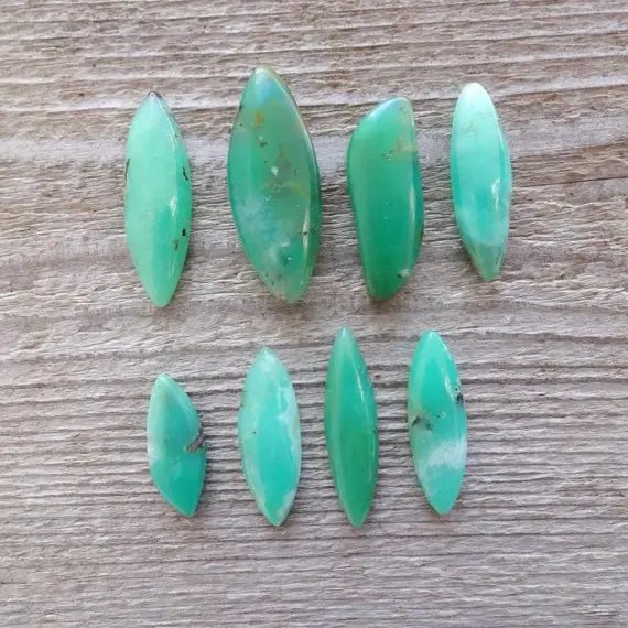 Green Chrysoprase Cabochon, Green Gemstone Cabs For Jewelry Making
