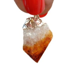 Shop Citrine Pendants! Natural Raw Citrine Pendant – Rough Citrine Point  – Small Crystal Pendant | Natural genuine Citrine pendants. Buy crystal jewelry, handmade handcrafted artisan jewelry for women.  Unique handmade gift ideas. #jewelry #beadedpendants #beadedjewelry #gift #shopping #handmadejewelry #fashion #style #product #pendants #affiliate #ad