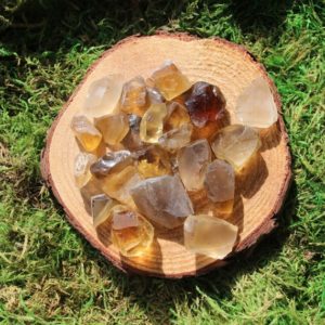 Shop Raw & Rough Citrine Stones! Citrine Raw Bits Various Shades | Natural genuine stones & crystals in various shapes & sizes. Buy raw cut, tumbled, or polished gemstones for making jewelry or crystal healing energy vibration raising reiki stones. #crystals #gemstones #crystalhealing #crystalsandgemstones #energyhealing #affiliate #ad