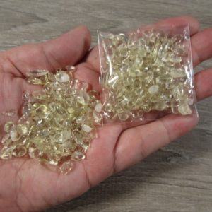 Shop Tumbled Citrine Crystals & Pocket Stones! Citrine Chip Tumbled Stone Small Bag T304 | Natural genuine stones & crystals in various shapes & sizes. Buy raw cut, tumbled, or polished gemstones for making jewelry or crystal healing energy vibration raising reiki stones. #crystals #gemstones #crystalhealing #crystalsandgemstones #energyhealing #affiliate #ad
