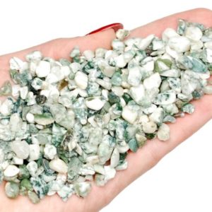Shop Dendritic Agate Beads! Dendritic Agate Chip Stones, Green Agate Small Tumbled Stones, Craft Supplies, Gifts, Metaphysical Crystals, Crystals, Chip, Gemstone Chips | Natural genuine chip Dendritic Agate beads for beading and jewelry making.  #jewelry #beads #beadedjewelry #diyjewelry #jewelrymaking #beadstore #beading #affiliate #ad