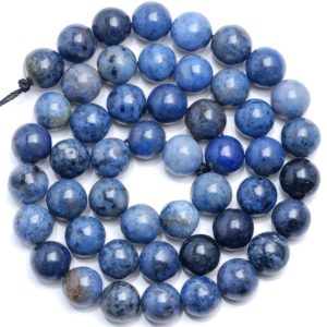 Shop Dumortierite Round Beads! 10 Strands 4mm South Africa Dumortierite Dark Blue Gemstone Blue Round Loose Beads 15 inch Full Strand (80005894-M31 x10) | Natural genuine round Dumortierite beads for beading and jewelry making.  #jewelry #beads #beadedjewelry #diyjewelry #jewelrymaking #beadstore #beading #affiliate #ad