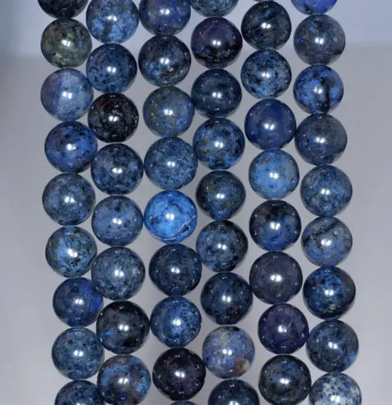 4mm South Africa Blue Dumortierite Gemstone Grade Aaa Dark Blue Round 4mm Loose Beads 15.5 Inch Full Strand (80004204-115)