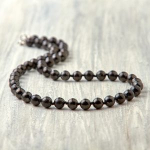 Shop Shungite Necklaces! Elite Shungite necklace Men’s beads EMF protection necklace Mens black necklace Noble shungite jewelry EMF necklace EMF blocker jewelry | Natural genuine Shungite necklaces. Buy handcrafted artisan men's jewelry, gifts for men.  Unique handmade mens fashion accessories. #jewelry #beadednecklaces #beadedjewelry #shopping #gift #handmadejewelry #necklaces #affiliate #ad