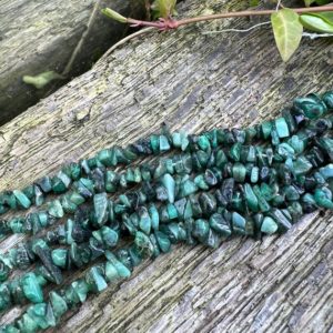 Shop Emerald Chip & Nugget Beads! Emerald Natural Chip Nugget beads / May Birthstone / Green Gemstone Chips | Natural genuine chip Emerald beads for beading and jewelry making.  #jewelry #beads #beadedjewelry #diyjewelry #jewelrymaking #beadstore #beading #affiliate #ad