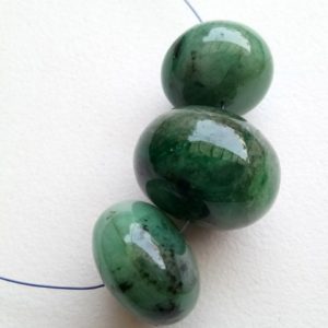 Shop Emerald Rondelle Beads! 9-20mm Emerald Plain Rondelle Bead, Natural Huge Emerald Gemstone, RARE Emerald Rondelle Drilled, 1 Piece Original Emerald – AUSPH55 | Natural genuine rondelle Emerald beads for beading and jewelry making.  #jewelry #beads #beadedjewelry #diyjewelry #jewelrymaking #beadstore #beading #affiliate #ad
