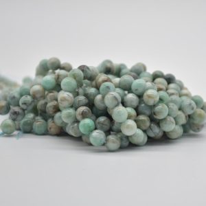 Shop Emerald Round Beads! High Quality Grade A Natural Green Emerald from Columbia Semi-precious Gemstone Round Beads – 8mm size – 15.5" strand | Natural genuine round Emerald beads for beading and jewelry making.  #jewelry #beads #beadedjewelry #diyjewelry #jewelrymaking #beadstore #beading #affiliate #ad