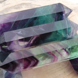 AAAA 5~7 Inches Double Point Fluorite Tower,Natural Crystals Tower,Large Size Obelisk Crystals Tower/Wand.Heanling Crystal Point Tower. | Natural genuine stones & crystals in various shapes & sizes. Buy raw cut, tumbled, or polished gemstones for making jewelry or crystal healing energy vibration raising reiki stones. #crystals #gemstones #crystalhealing #crystalsandgemstones #energyhealing #affiliate #ad