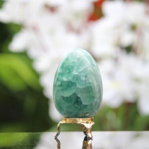 Shop Fluorite Shapes! HUGE Natural GREEN FLUORITE Stone Healling Crystal Chakra Gemstone Yoni Egg | Natural genuine stones & crystals in various shapes & sizes. Buy raw cut, tumbled, or polished gemstones for making jewelry or crystal healing energy vibration raising reiki stones. #crystals #gemstones #crystalhealing #crystalsandgemstones #energyhealing #affiliate #ad