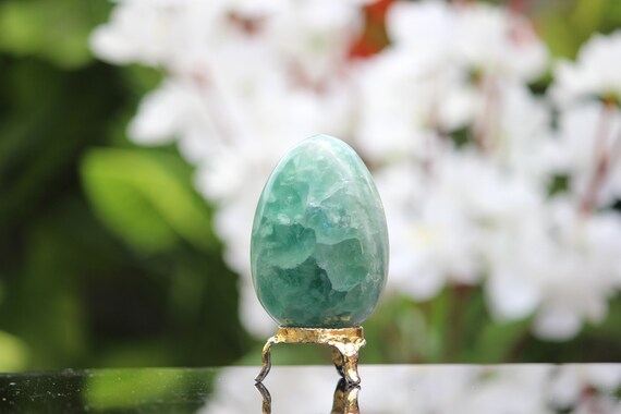 Huge Natural Green Fluorite Stone Healling Crystal Chakra Gemstone Yoni Egg