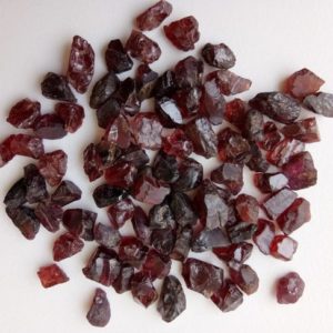 6-9mm Garnet Undrilled Rough, Raw Garnet Stones, Rough Garnet Gemstones, Loose Garnet (25Pcs T0 50Pcs Options) – PDG266 | Natural genuine beads Array beads for beading and jewelry making.  #jewelry #beads #beadedjewelry #diyjewelry #jewelrymaking #beadstore #beading #affiliate #ad