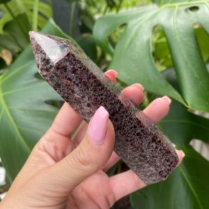 Shop Garnet Points & Wands! Garnet standing tower, garnet | Natural genuine stones & crystals in various shapes & sizes. Buy raw cut, tumbled, or polished gemstones for making jewelry or crystal healing energy vibration raising reiki stones. #crystals #gemstones #crystalhealing #crystalsandgemstones #energyhealing #affiliate #ad