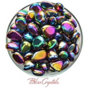 2 RAINBOW HEMATITE Tumbled Stones for Grounding, Strength, Positive Energy Healing Crystal Stone Non Magnetic #RH12 | Natural genuine stones & crystals in various shapes & sizes. Buy raw cut, tumbled, or polished gemstones for making jewelry or crystal healing energy vibration raising reiki stones. #crystals #gemstones #crystalhealing #crystalsandgemstones #energyhealing #affiliate #ad
