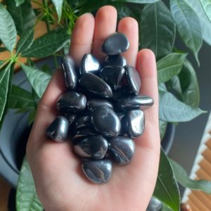 Shop Tumbled Hematite Crystals & Pocket Stones! Hematite Tumbled Stone | Tumbled Stone | Intuitively Selected (random) | Natural genuine stones & crystals in various shapes & sizes. Buy raw cut, tumbled, or polished gemstones for making jewelry or crystal healing energy vibration raising reiki stones. #crystals #gemstones #crystalhealing #crystalsandgemstones #energyhealing #affiliate #ad