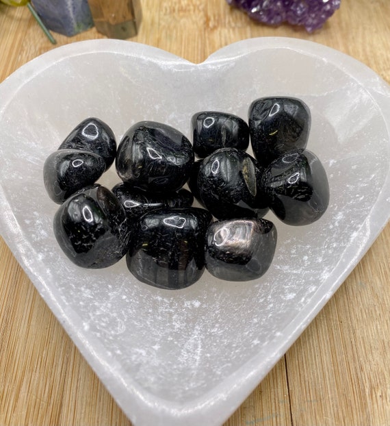 Tumbled Hypersthene Stone With Gift Bag