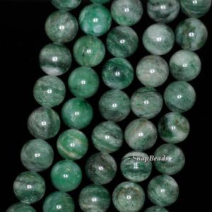 12mm Verdite African Jade Gemstone Green A Round 12mm Loose Beads 15.5 Inch Full Strand (90147583-437)