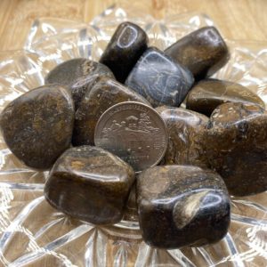 Shop Tumbled Jasper Crystals & Pocket Stones! Tumbled Camouflage Jasper Stones Set with Gift Bag and Note | Natural genuine stones & crystals in various shapes & sizes. Buy raw cut, tumbled, or polished gemstones for making jewelry or crystal healing energy vibration raising reiki stones. #crystals #gemstones #crystalhealing #crystalsandgemstones #energyhealing #affiliate #ad