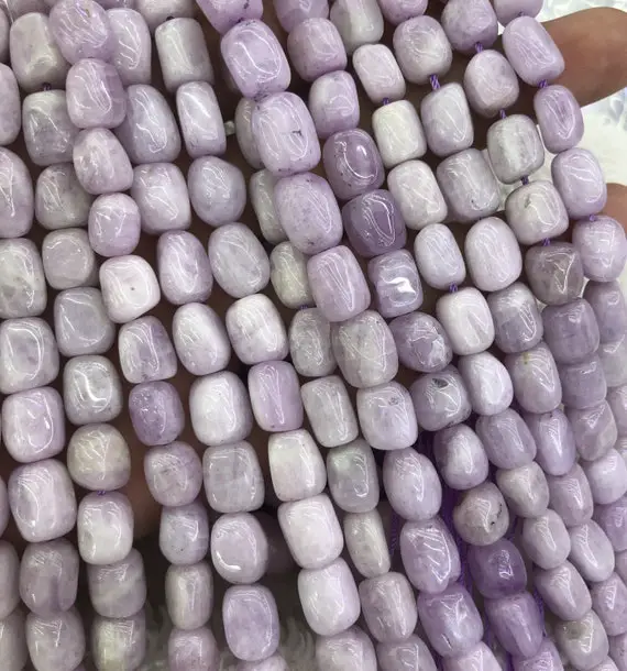 Kunzite Stone Beads, Natural Gemstone Beads, Nugget Crystal Beads For Jewelry Making 12-15mm