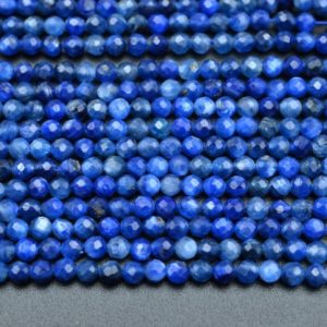 Natural Kyanite Faceted Round Beads,2mm/3mm/4mm Loose Faceted Beads,For Jewelry DIY Making Beads,Bracelet Making Beads.Wholesale Beads. | Natural genuine Gemstone jewelry. Buy crystal jewelry, handmade handcrafted artisan jewelry for women.  Unique handmade gift ideas. #jewelry #beadedjewelry #beadedjewelry #gift #shopping #handmadejewelry #fashion #style #product #jewelry #affiliate #ad