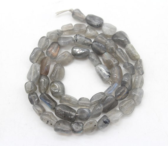 6-7mm Gray Labradorite Nugget Beads,irregular Stone Beads,chip Gemstone Pebble Beads,necklace Beads,jewlry Making Beads-15.5 -nst220-2