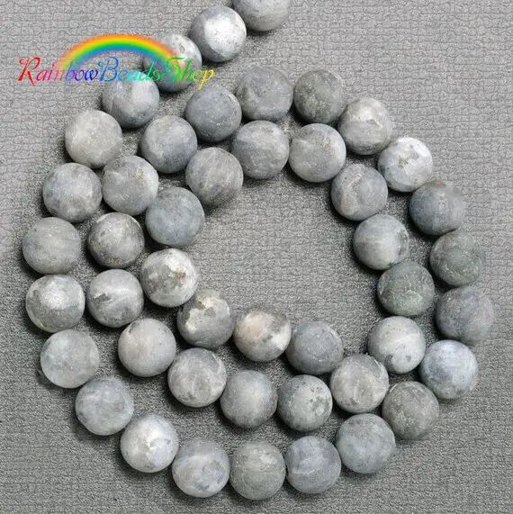Matte Larvikite Labradorite Beads Beads, Matte Gemstone Beads, 4mm 6mm 8mm 10mm 12mm Round Natural Beads