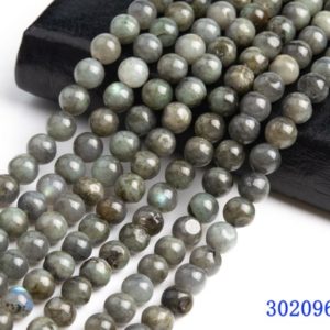 Shop Labradorite Round Beads! Natural Gray Labradorite Gemstone Grade AB Round 6mm 10mm Loose Beads | Natural genuine round Labradorite beads for beading and jewelry making.  #jewelry #beads #beadedjewelry #diyjewelry #jewelrymaking #beadstore #beading #affiliate #ad