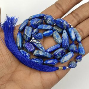 Shop Lapis Lazuli Chip & Nugget Beads! Hand Knotted K2 Jasper Necklace,K2 Jasper Knotted Necklace,Jasper Knotted Necklace,Jasper Beaded Necklace,Jasper Handmade Jewelry Necklace | Natural genuine chip Lapis Lazuli beads for beading and jewelry making.  #jewelry #beads #beadedjewelry #diyjewelry #jewelrymaking #beadstore #beading #affiliate #ad