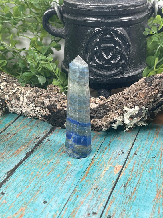 Lapis Lazuli Point  - Reiki Charged - Powerful Energy - Third Eye Opener - Raise Your Vibration - Develop Psychic Abilities #20