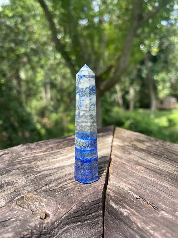 Lapis Lazuli Point  - Reiki Charged - Powerful Energy - Third Eye Opener - Raise Your Vibration - Develop Psychic Abilities #12