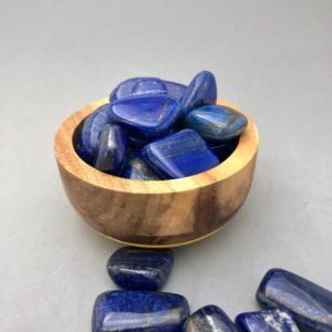 Shop Tumbled Lapis Lazuli Crystals & Pocket Stones! Freeform Tumbled Lapis Lazuli Stone | Natural genuine stones & crystals in various shapes & sizes. Buy raw cut, tumbled, or polished gemstones for making jewelry or crystal healing energy vibration raising reiki stones. #crystals #gemstones #crystalhealing #crystalsandgemstones #energyhealing #affiliate #ad
