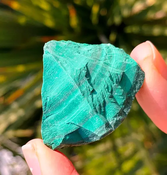 Mermaid Malachite, Natural Green Crystal, Shimmer Kraken Seaside Lover, Magic Collectable Crystals, Yuletide Energy Enhance Rough Malachite