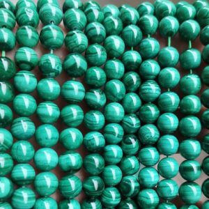 Shop Malachite Round Beads! Natural Malachite Smooth Round Beads,4mm 6mm 8mm 10mm 12mm Malachite Beads Wholesale Supply,one strand 15'' | Natural genuine round Malachite beads for beading and jewelry making.  #jewelry #beads #beadedjewelry #diyjewelry #jewelrymaking #beadstore #beading #affiliate #ad