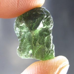 Shop Moldavite Stones & Crystals! Moldavite Tektite Raw Piece from Czech Republic – 0.7" – 9.90 Carats – 1.98 Grams | Natural genuine stones & crystals in various shapes & sizes. Buy raw cut, tumbled, or polished gemstones for making jewelry or crystal healing energy vibration raising reiki stones. #crystals #gemstones #crystalhealing #crystalsandgemstones #energyhealing #affiliate #ad