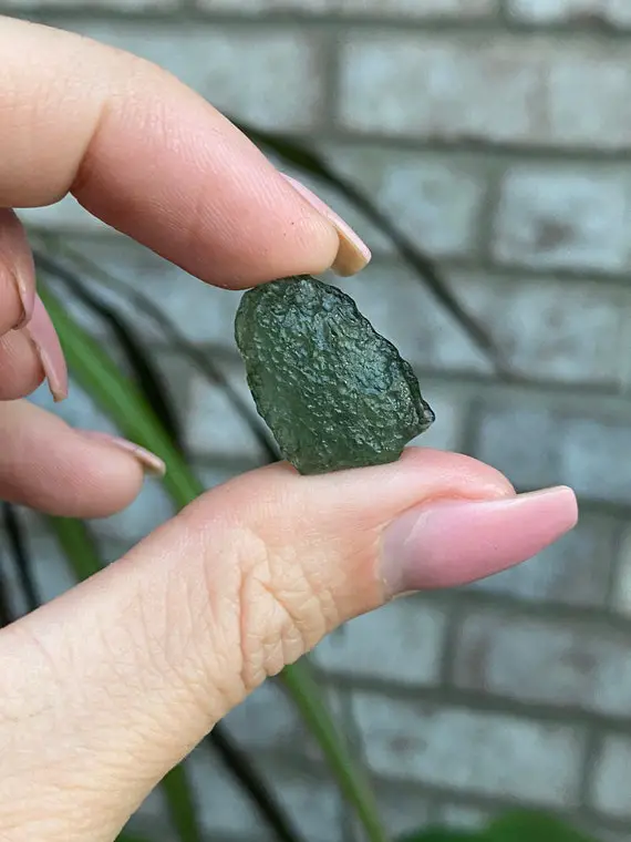 Moldavite Tektite Stone, Raw , Rough, Genuine, Real