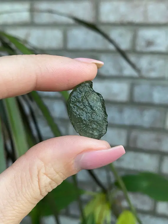 Moldavite Tektite Stone, Raw , Rough, Genuine, Real