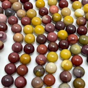 Mookaite Beads, 8mm Beads, GemstonBeads, Ted Beads, Mookite, Earthy Beads, Earth Tones, Gemstone Beads Beads for Jewelry Making, Healing | Natural genuine other-shape Mookaite Jasper beads for beading and jewelry making.  #jewelry #beads #beadedjewelry #diyjewelry #jewelrymaking #beadstore #beading #affiliate #ad