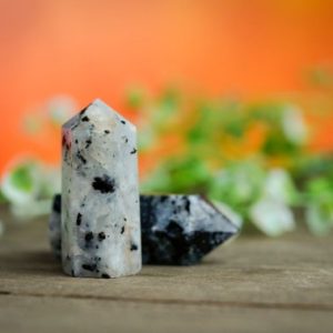 Shop Gemstone Points & Wands! Moonstone Healing Crystal Tower Point | Natural genuine stones & crystals in various shapes & sizes. Buy raw cut, tumbled, or polished gemstones for making jewelry or crystal healing energy vibration raising reiki stones. #crystals #gemstones #crystalhealing #crystalsandgemstones #energyhealing #affiliate #ad