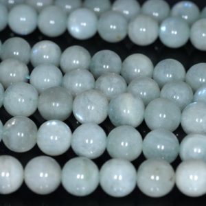 Shop Moonstone Round Beads! 9-10MM Natural Siberian Green Moonstone Gemstone Grade AA Round Loose Beads 7.5 inch Half Strand (80003478 H-A80) | Natural genuine round Moonstone beads for beading and jewelry making.  #jewelry #beads #beadedjewelry #diyjewelry #jewelrymaking #beadstore #beading #affiliate #ad