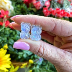 ONE Moonstone Mini Bear Carving – Sacral Chakra – No. 931 | Natural genuine stones & crystals in various shapes & sizes. Buy raw cut, tumbled, or polished gemstones for making jewelry or crystal healing energy vibration raising reiki stones. #crystals #gemstones #crystalhealing #crystalsandgemstones #energyhealing #affiliate #ad