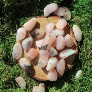 Shop Morganite Stones & Crystals! Pink Morganite Tumbled | Natural genuine stones & crystals in various shapes & sizes. Buy raw cut, tumbled, or polished gemstones for making jewelry or crystal healing energy vibration raising reiki stones. #crystals #gemstones #crystalhealing #crystalsandgemstones #energyhealing #affiliate #ad