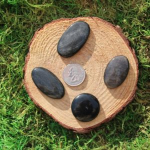 Shop Obsidian Cabochons! Sheen Obsidian Cabochon #A-D | Natural genuine stones & crystals in various shapes & sizes. Buy raw cut, tumbled, or polished gemstones for making jewelry or crystal healing energy vibration raising reiki stones. #crystals #gemstones #crystalhealing #crystalsandgemstones #energyhealing #affiliate #ad