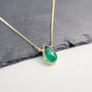 Shop Onyx Pendants! Onyx Necklace, Green Onyx Necklace /Handmade Jewelry/ Necklaces for Women, Gemstone Necklace, Dainty Necklace, Layered Necklace, Simple Gold | Natural genuine Onyx pendants. Buy crystal jewelry, handmade handcrafted artisan jewelry for women.  Unique handmade gift ideas. #jewelry #beadedpendants #beadedjewelry #gift #shopping #handmadejewelry #fashion #style #product #pendants #affiliate #ad