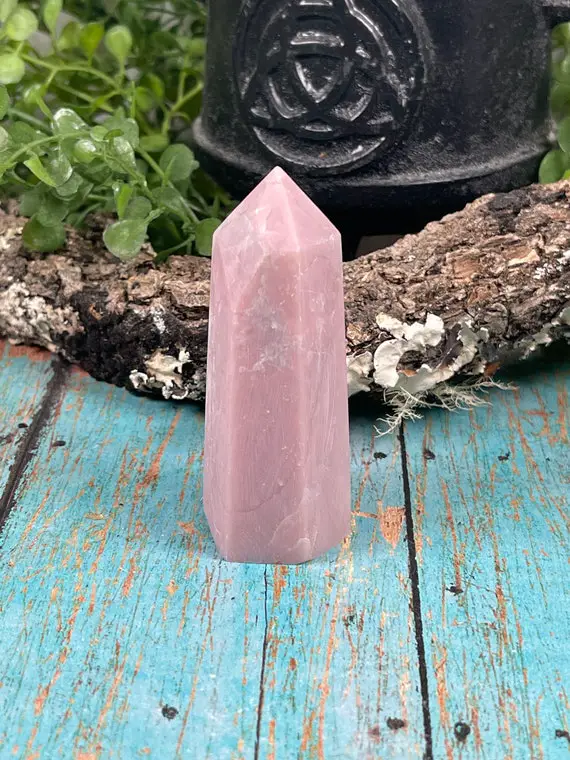 Pink Opal Point - Reiki Charged - Powerful Energy - Nurturing - Compassionate - Peace & Tranquility - Increase Self-confidence