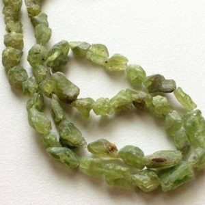 Shop Peridot Chip & Nugget Beads! 5-15mm Raw Peridot Beads, Loose Rough Peridot Gems, Peridot Rough Nuggets, Natural Peridot For Jewlery (4IN To 17IN Options) – DAV7 | Natural genuine chip Peridot beads for beading and jewelry making.  #jewelry #beads #beadedjewelry #diyjewelry #jewelrymaking #beadstore #beading #affiliate #ad