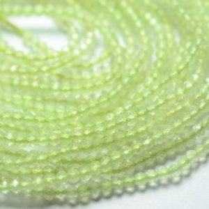 Shop Peridot Faceted Beads! 12.5 Inches Natural Peridot Ball Beads 2mm to 2.5mm Faceted Round Disco Balls Gemstone Beads AA Peridot Beads Rondelles Beads No3030 | Natural genuine faceted Peridot beads for beading and jewelry making.  #jewelry #beads #beadedjewelry #diyjewelry #jewelrymaking #beadstore #beading #affiliate #ad
