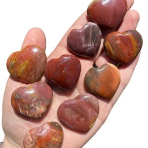 Shop Petrified Wood Shapes! Petrified Wood Heart (1" – 1.5") Petrified Wood Stone Heart – Natural Petrified Wood – Healing Crystals and Stones – Root Chakra Stone | Natural genuine stones & crystals in various shapes & sizes. Buy raw cut, tumbled, or polished gemstones for making jewelry or crystal healing energy vibration raising reiki stones. #crystals #gemstones #crystalhealing #crystalsandgemstones #energyhealing #affiliate #ad