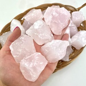 Light Pink Calcite, Rough Pink Calcite, Raw Pink Calcite, Pakistan Calcite | Natural genuine stones & crystals in various shapes & sizes. Buy raw cut, tumbled, or polished gemstones for making jewelry or crystal healing energy vibration raising reiki stones. #crystals #gemstones #crystalhealing #crystalsandgemstones #energyhealing #affiliate #ad