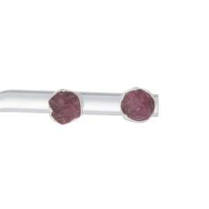 Shop Pink Tourmaline Earrings! pink tourmaline earrings sterling silver (5mm – 7mm) rough pink tourmaline stud earrings – raw pink tourmaline jewelry – heart chakra stone | Natural genuine Pink Tourmaline earrings. Buy crystal jewelry, handmade handcrafted artisan jewelry for women.  Unique handmade gift ideas. #jewelry #beadedearrings #beadedjewelry #gift #shopping #handmadejewelry #fashion #style #product #earrings #affiliate #ad