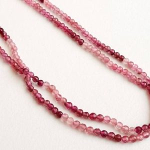 Shop Pink Tourmaline Round Beads! 3mm Pink Tourmaline Round Beads, Natural Pink Tourmaline Beads, Pink Tourmaline For Jewelry (6IN To 13IN Options) – DPA12 | Natural genuine round Pink Tourmaline beads for beading and jewelry making.  #jewelry #beads #beadedjewelry #diyjewelry #jewelrymaking #beadstore #beading #affiliate #ad